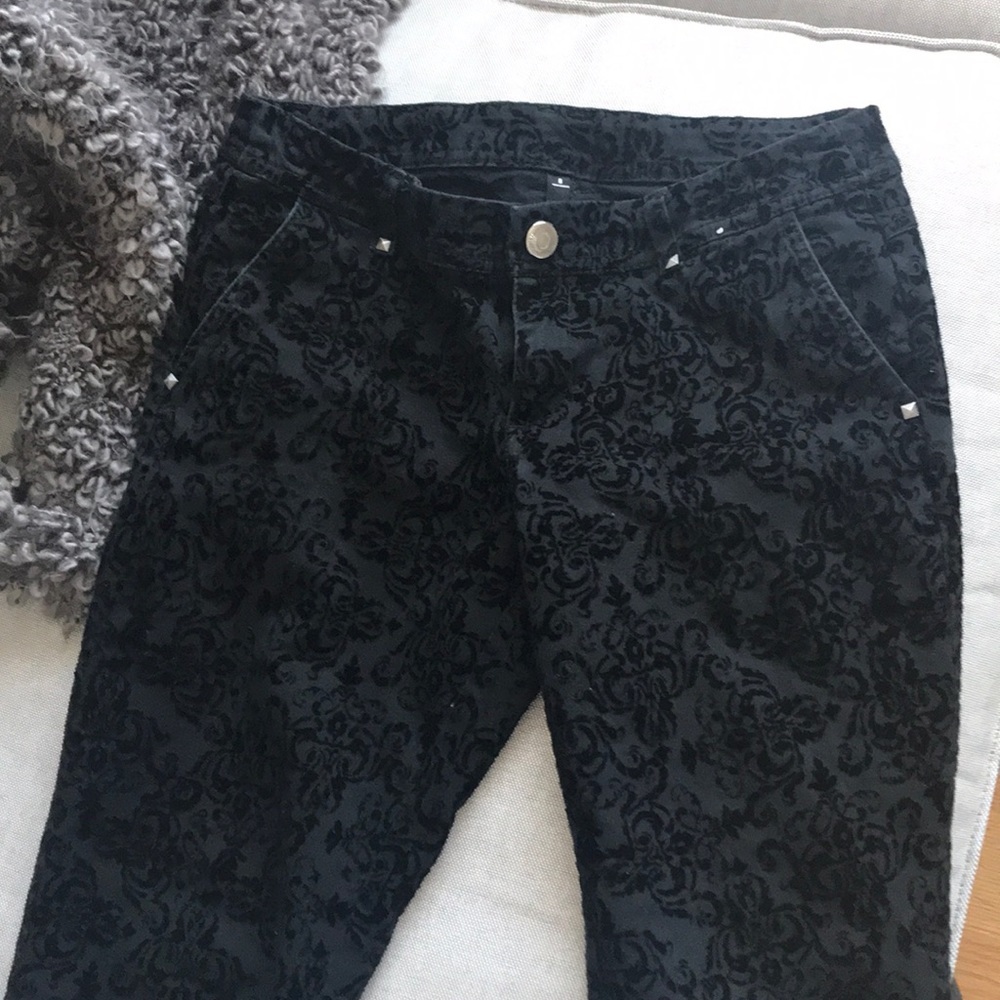 Woolworth patterned cotton trousers pants size S/M